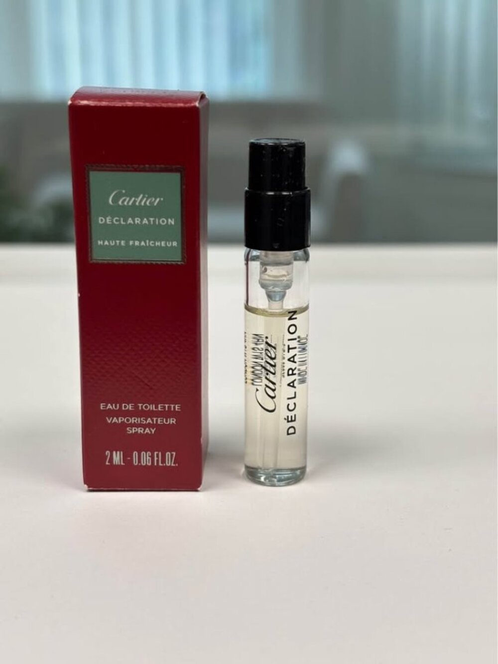 ✨ Cartier Déclaration Haute Fraîcheur Eau de Toilette 2ml Mini Spray ✨